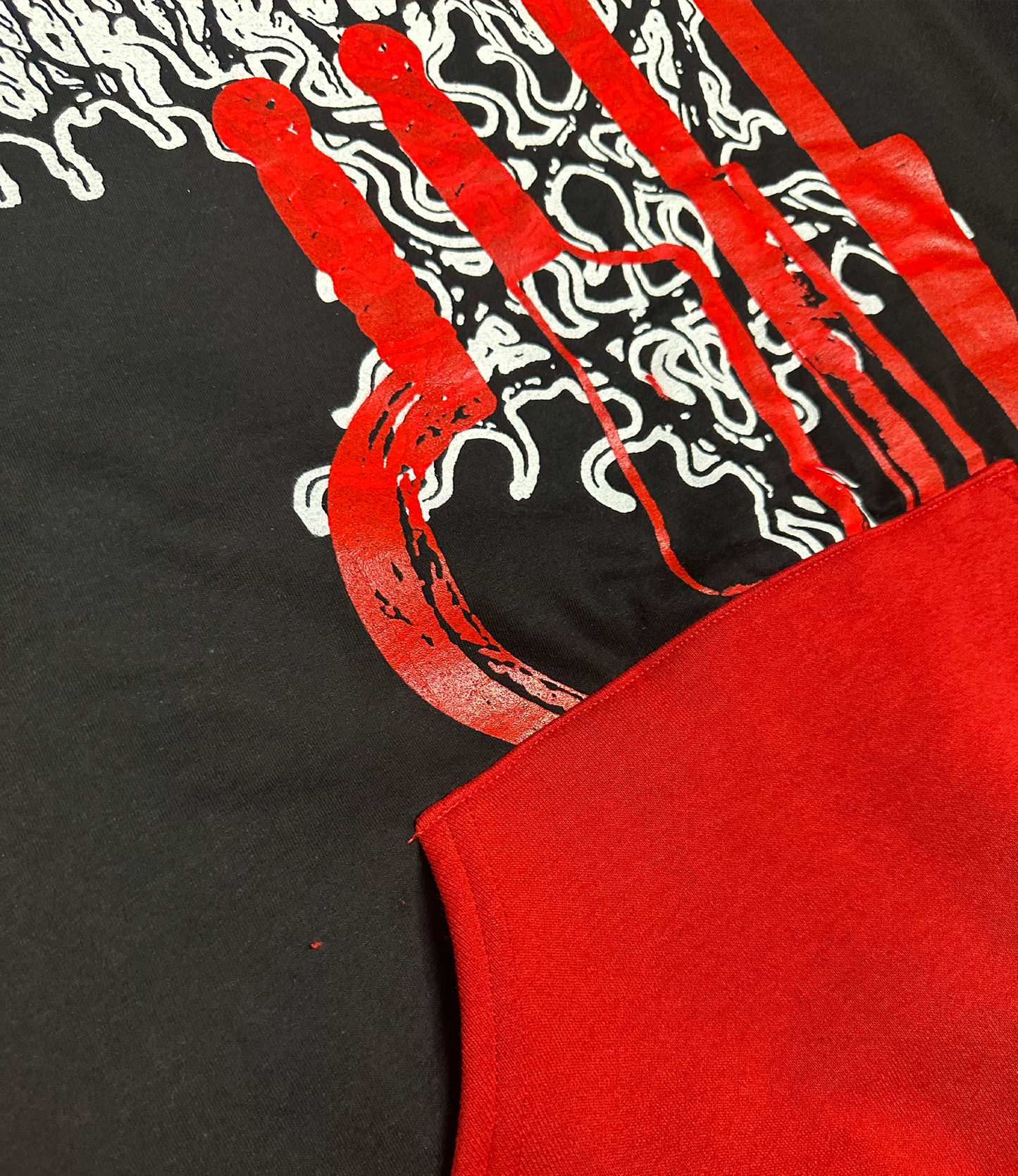 2X / XL : DOUBLE LAYER VIOLENCE HOODIE