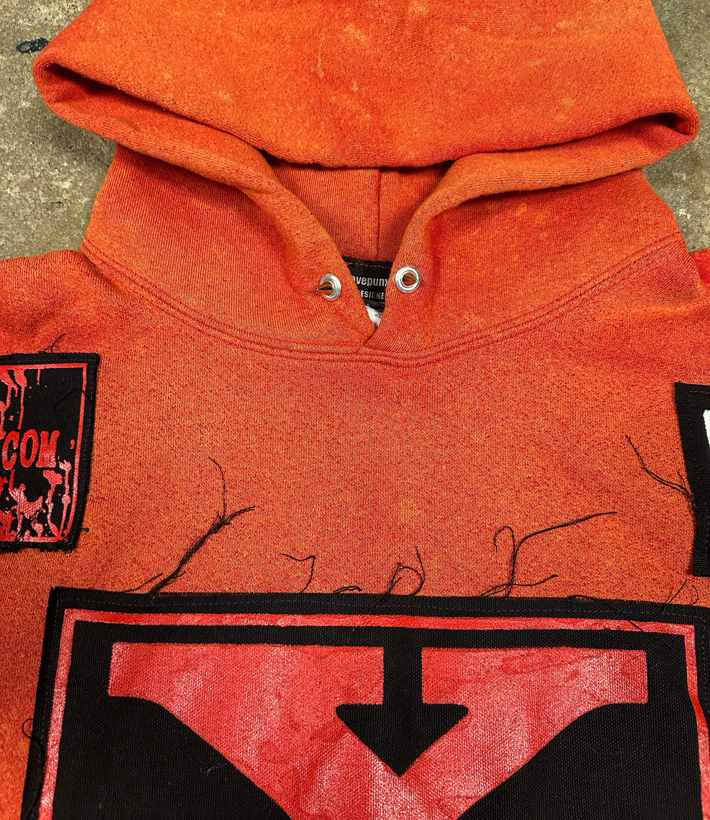 XL : SUNBLEACHED X RATED HOODIE