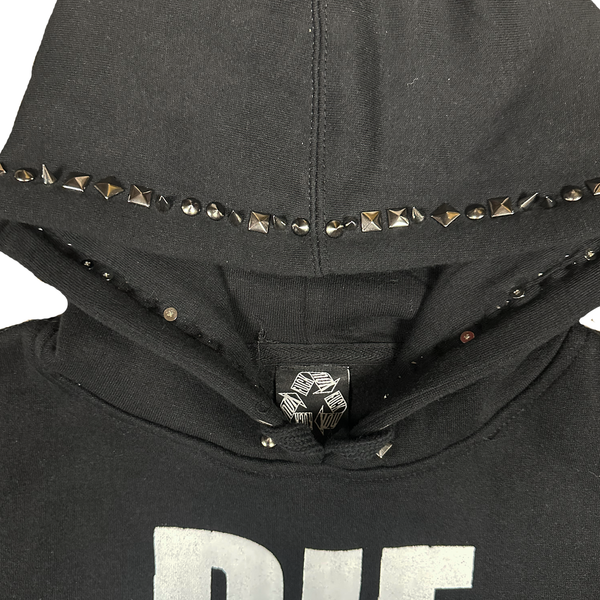 M : STUDDED DIE STUPID FUXK HOODIE