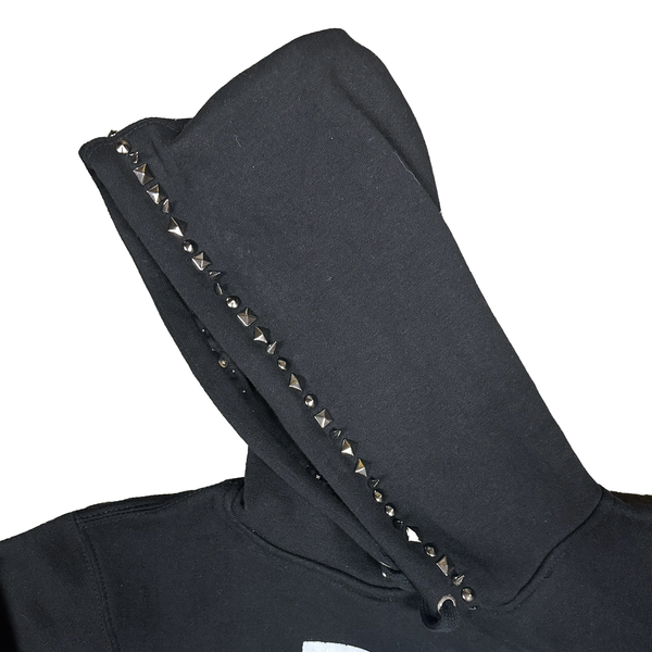 M : STUDDED DIE STUPID FUXK HOODIE