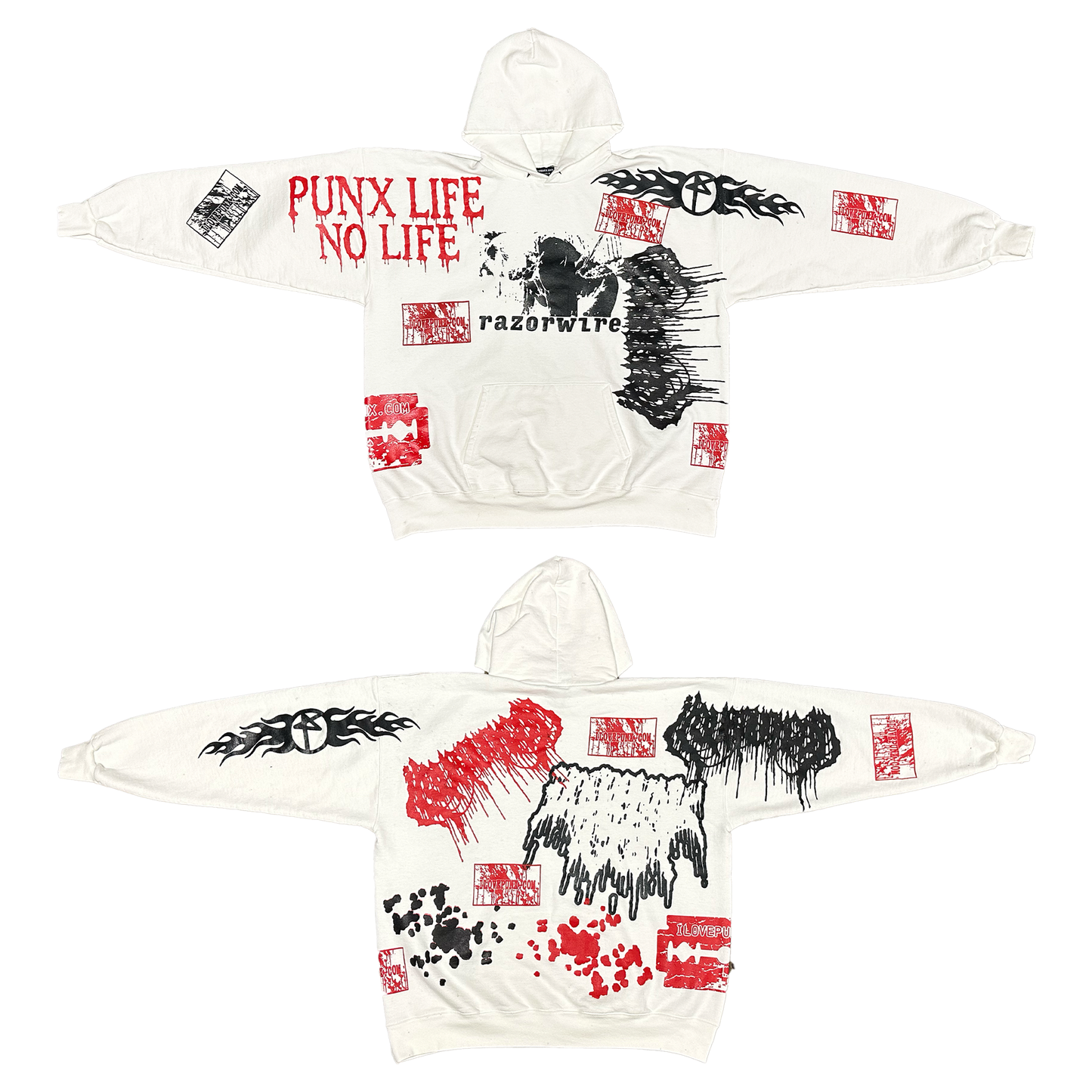 XL : WHAT THE PUNX HOODIE