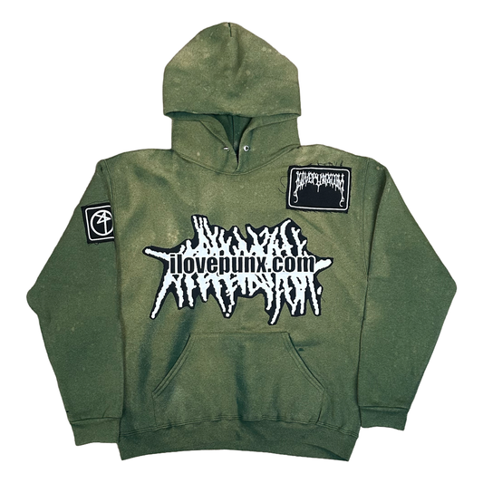 M : DYING LOGO HOODIE