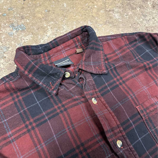 XL : DYED FLAMES TEST FLANNEL