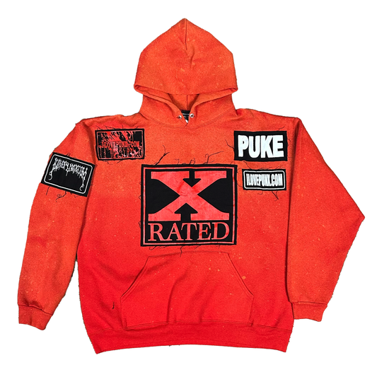 XL : SUNBLEACHED X RATED HOODIE