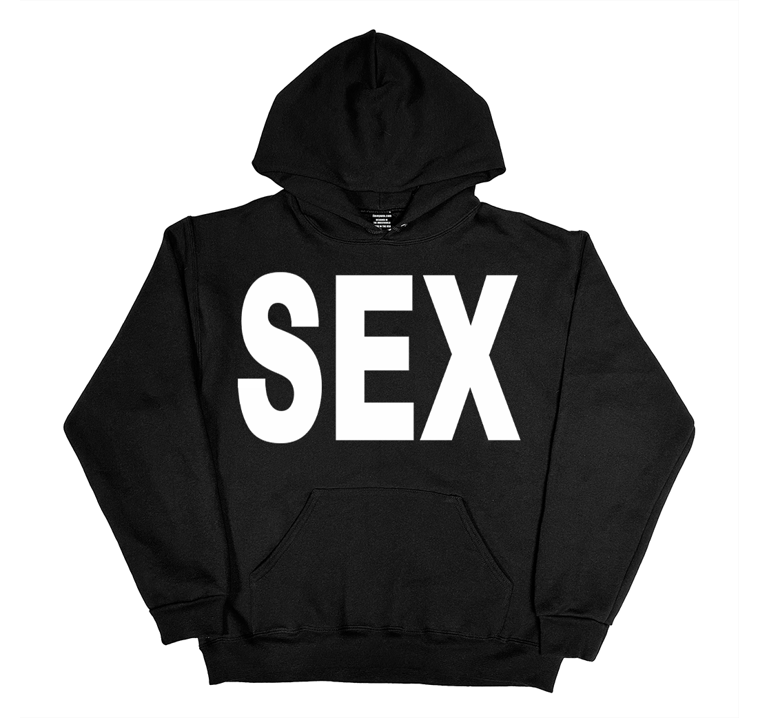 BLACK : SEX HOODIE