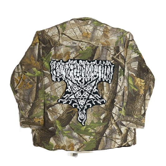 L : ZIPPED PENTAGRAM WORKSHIRT