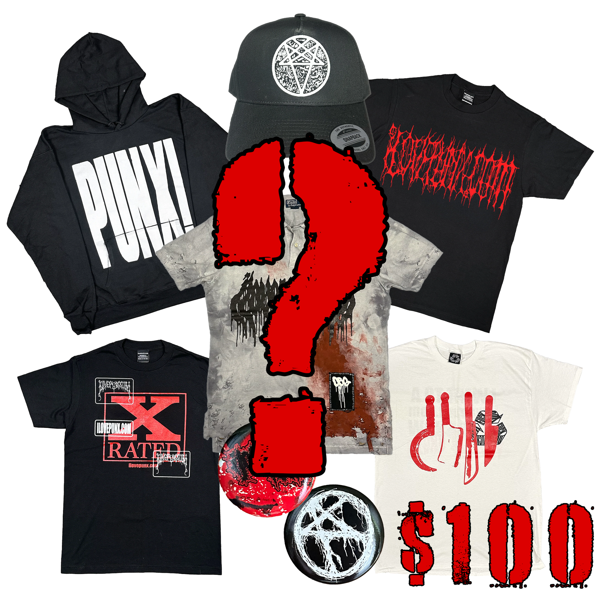 $100 PUNX MYSTERY BOX