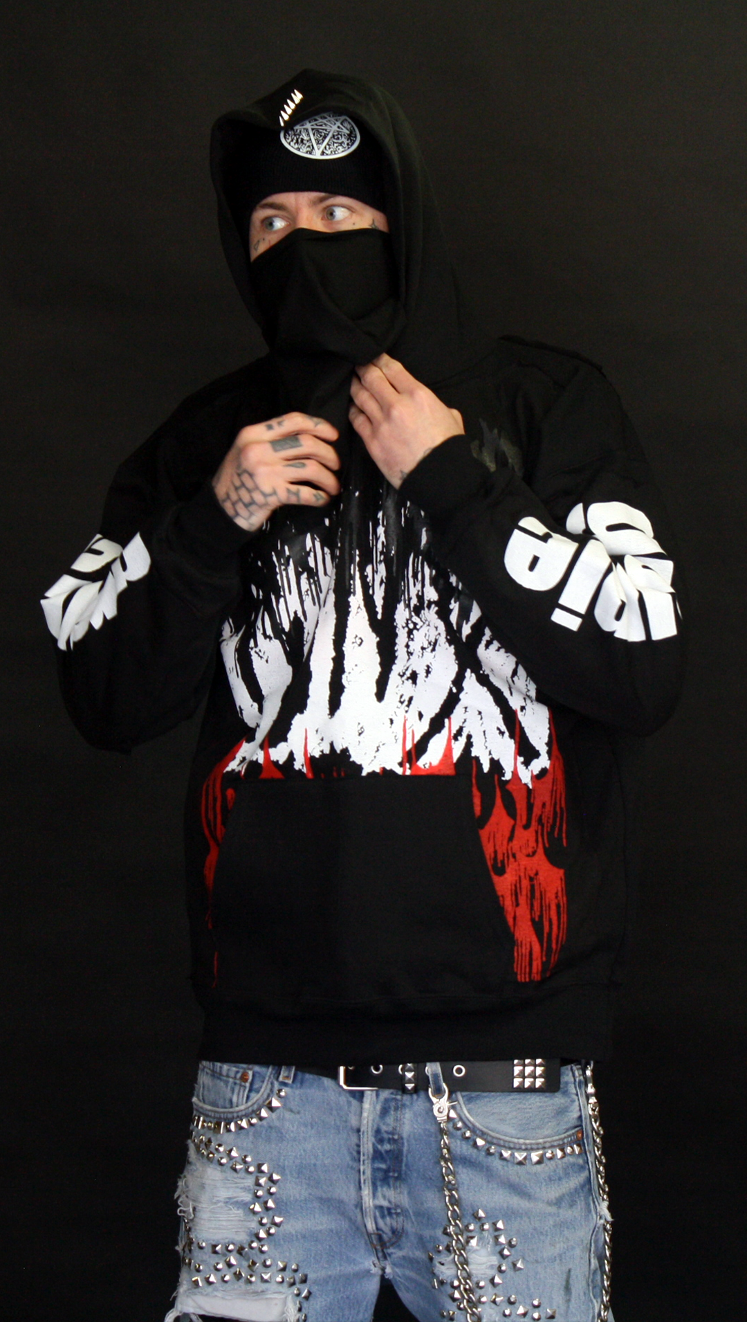 L : DOUBLE LAYER GROUPIE HOODIE