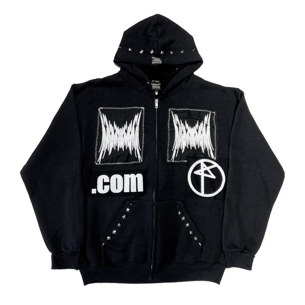 M : TEENAGE RIOT ZIP UP (STUDDED)