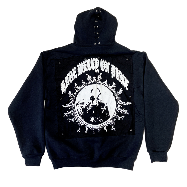 M : SKULL FRACTURE ZIP UP (STUDDED)