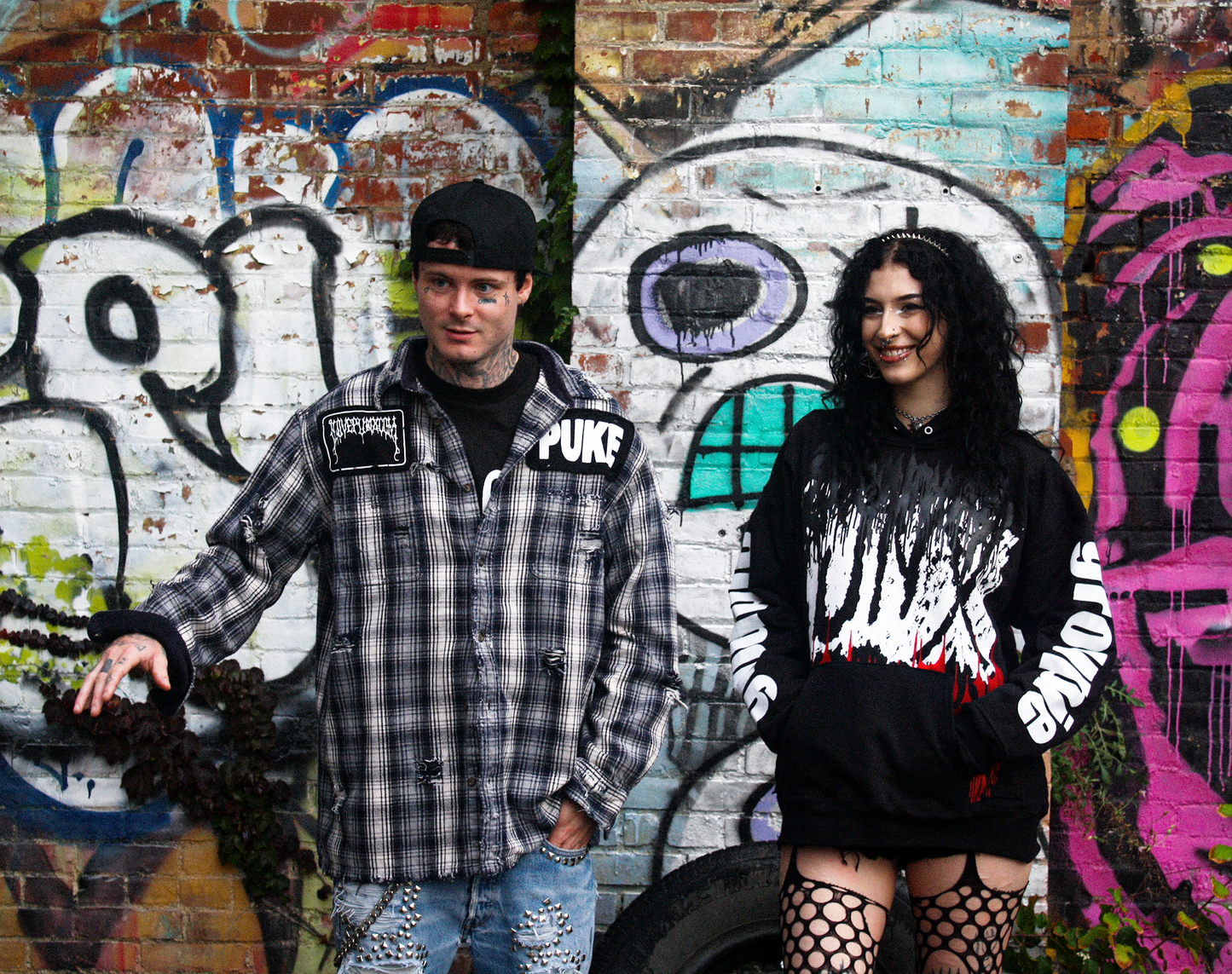 XL : THRASHED PUKE FLANNEL