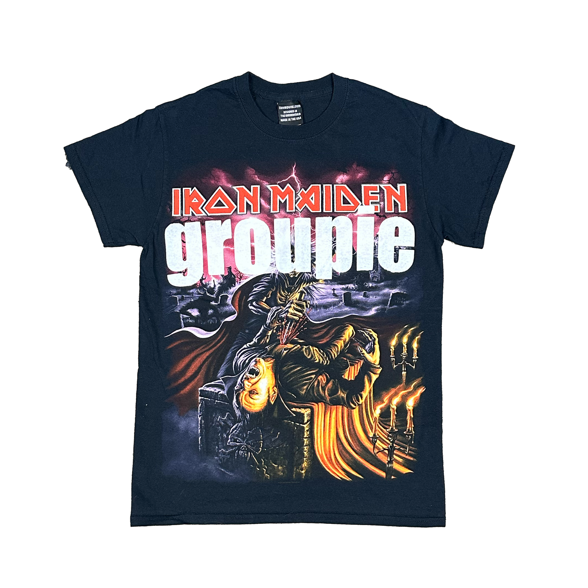 S : MAIDEN GROUPIE TEE