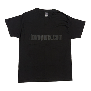 L : BLACK ON BLACK WEBSITE TEE
