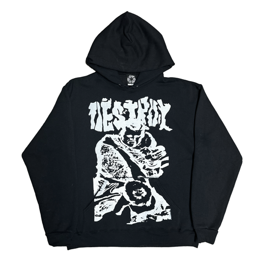 BLACK : DESTROY HOODIE