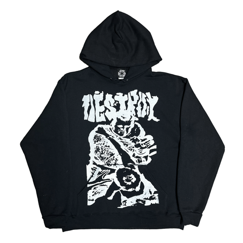 BLACK : DESTROY HOODIE