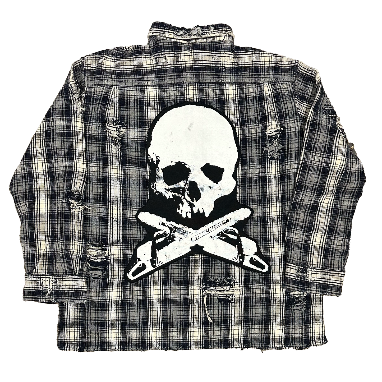 XL : THRASHED PUKE FLANNEL