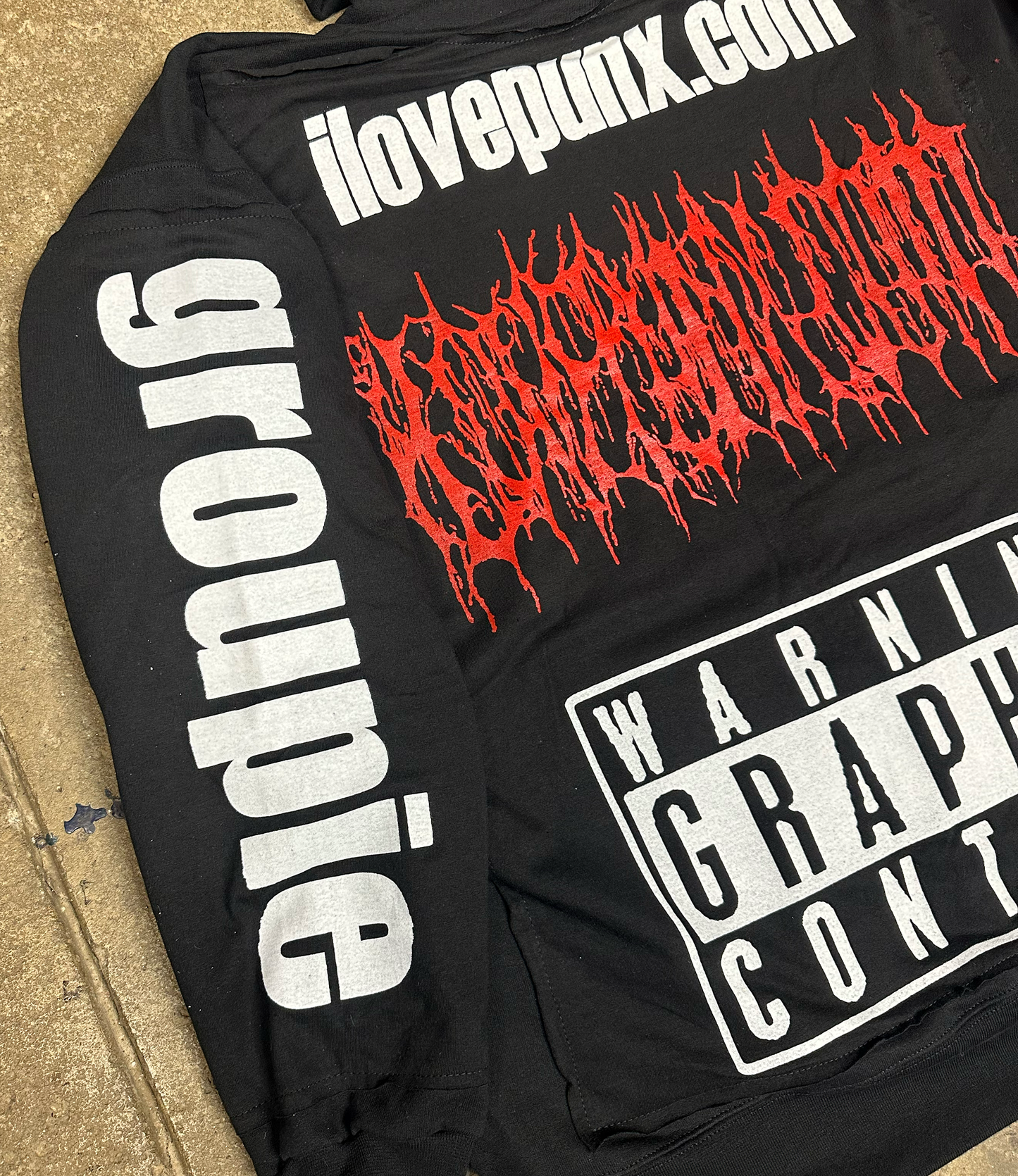 L : DOUBLE LAYER GROUPIE HOODIE