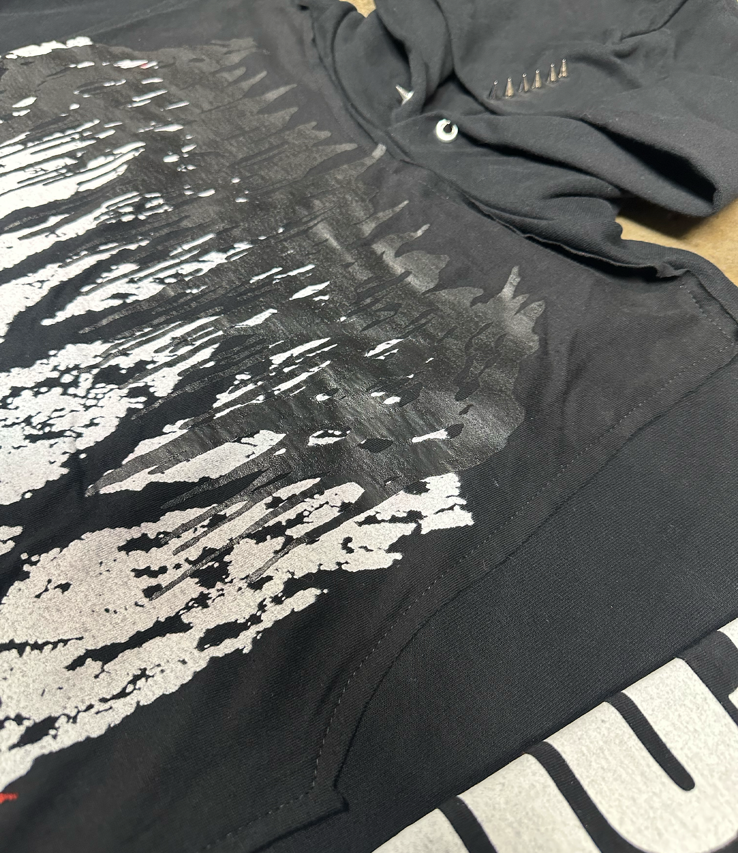 L : DOUBLE LAYER GROUPIE HOODIE