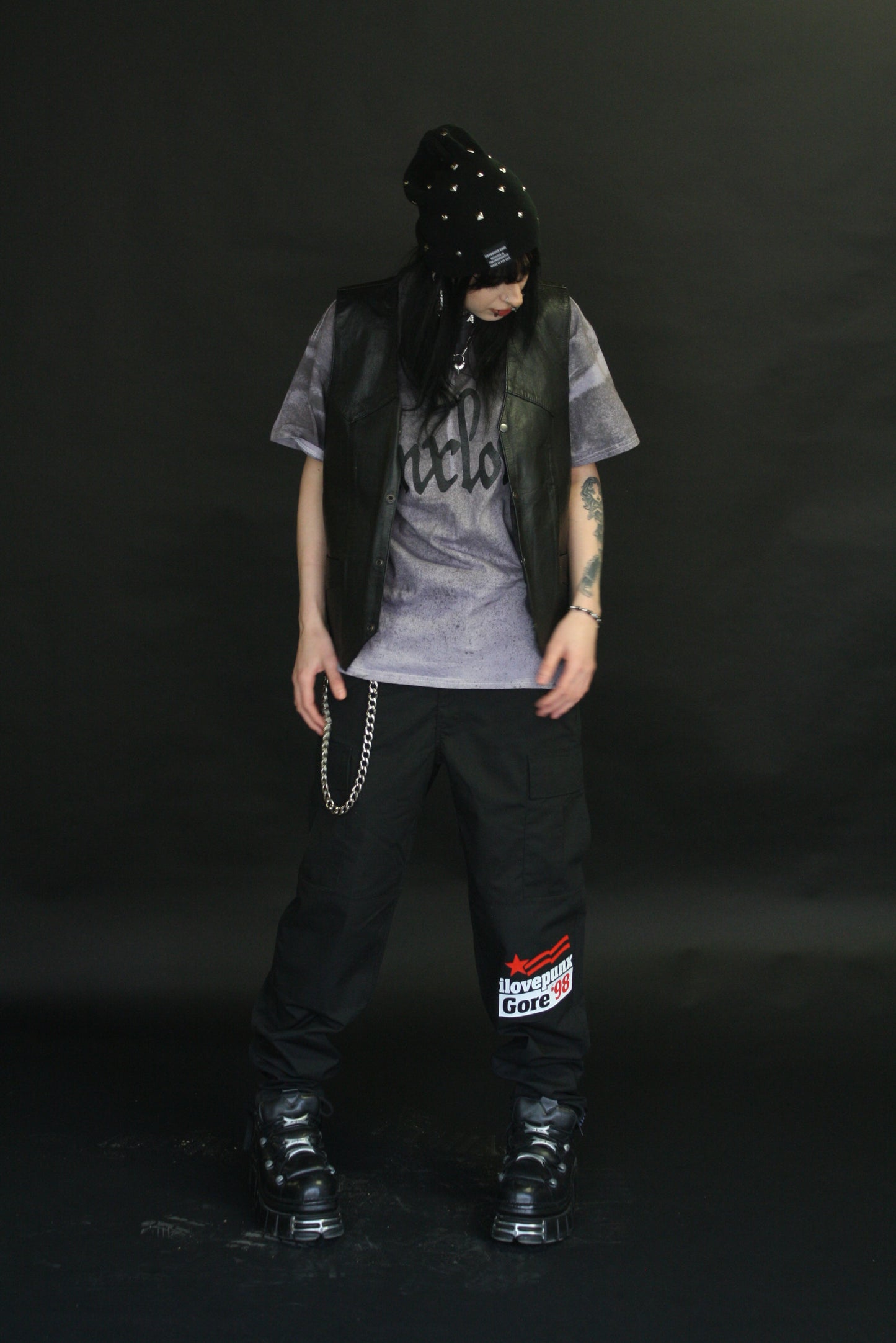 XL : SPRAY DYED PUNXLOVER TEE