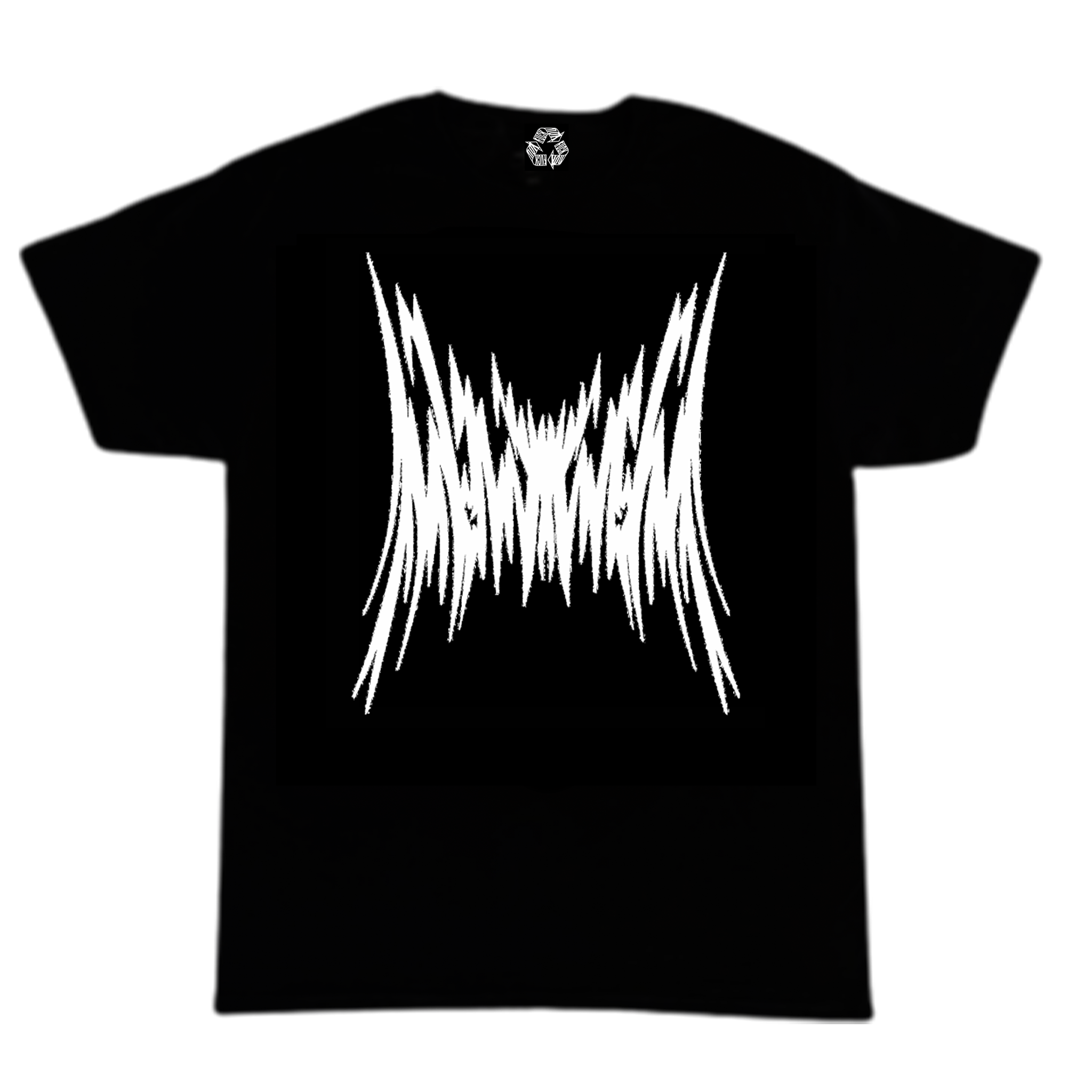 BLACK : METAL LOGO TEE