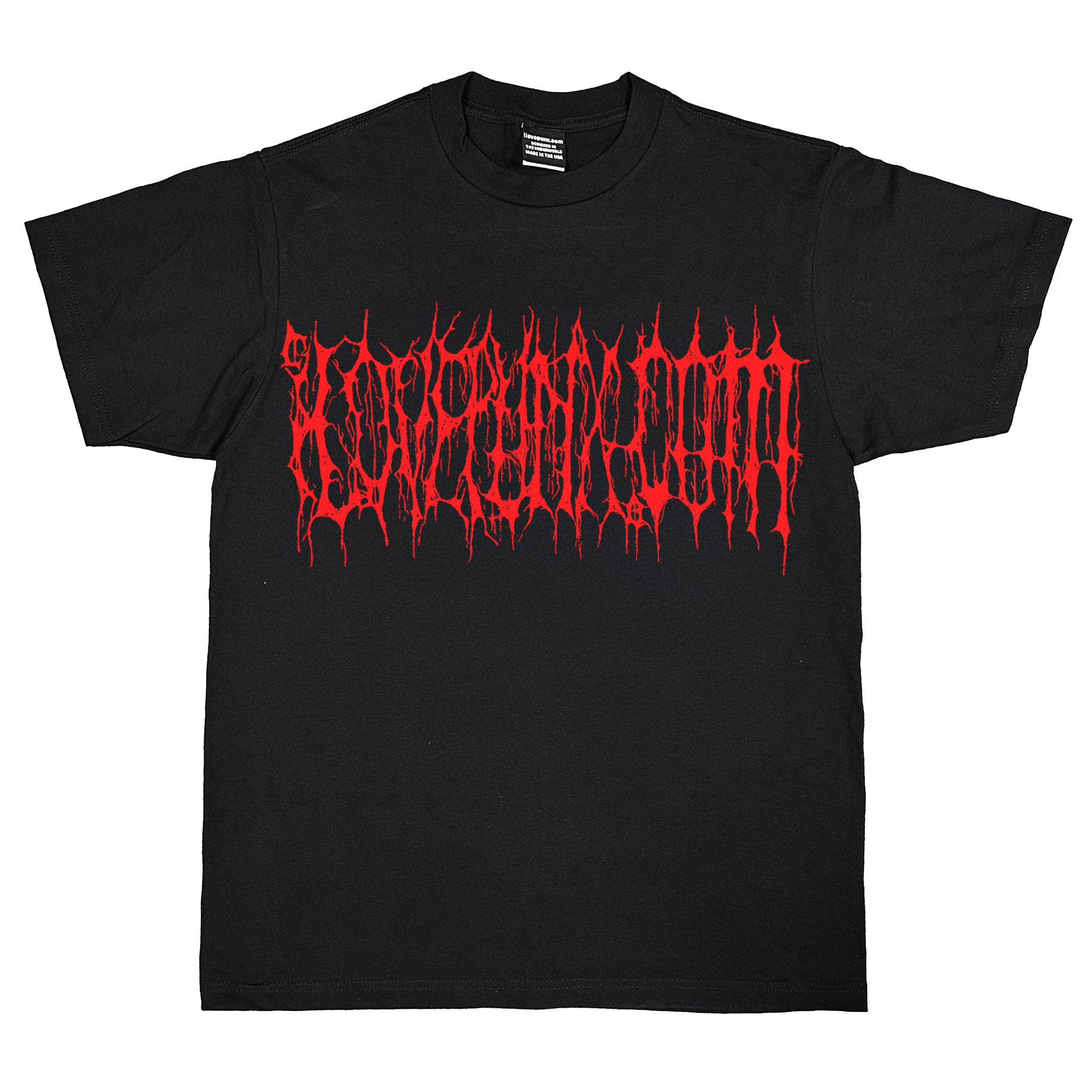 RED : GORE TEXT TEE