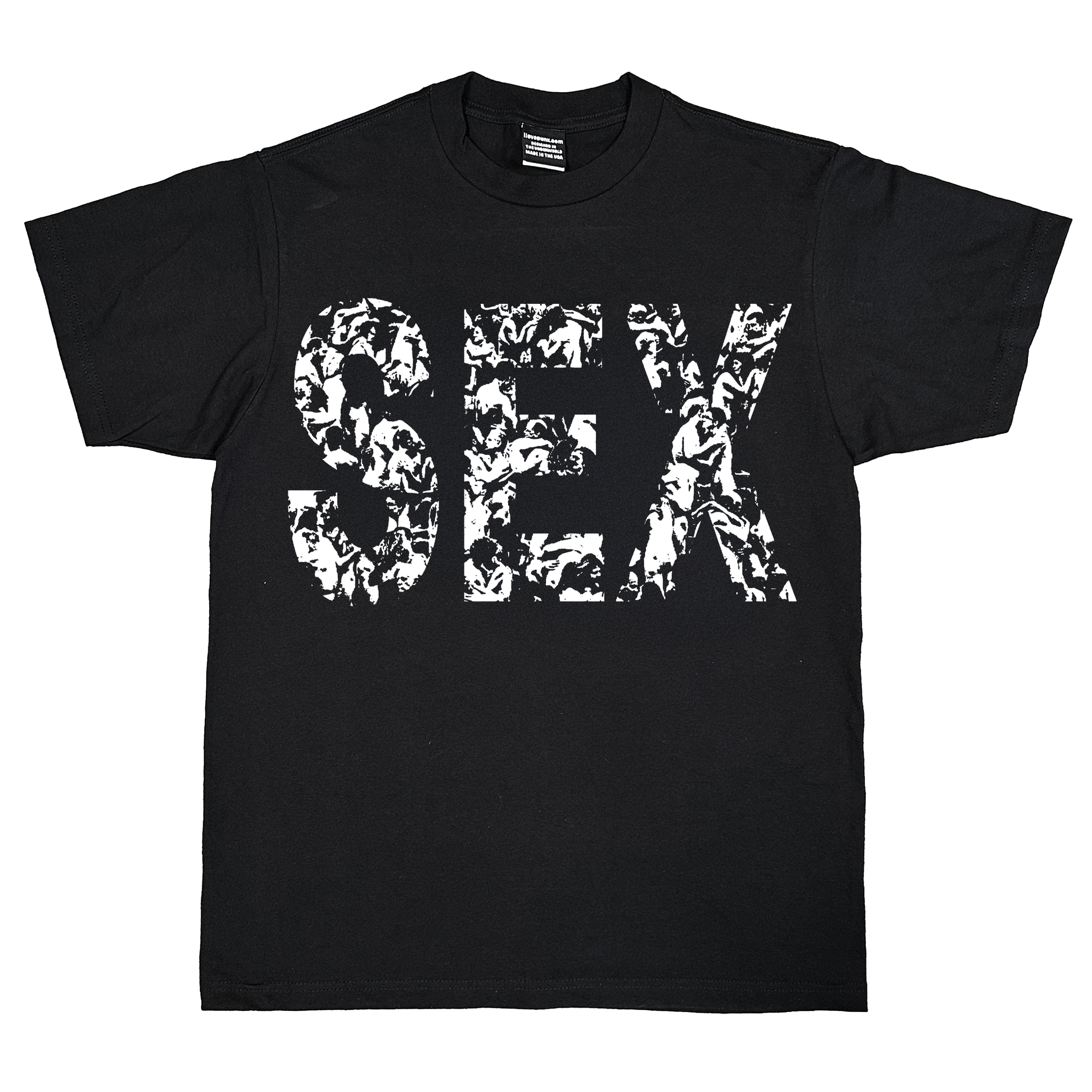 BLACK : SEX V3 (ORGY) TEE