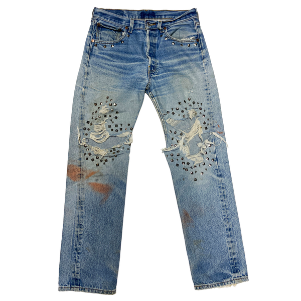 32 X 31 : ROADRASH STUDDED JEANS