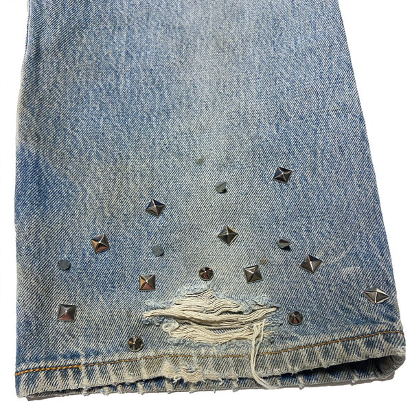 36 x 32 : UTERO STUDDED JEANS