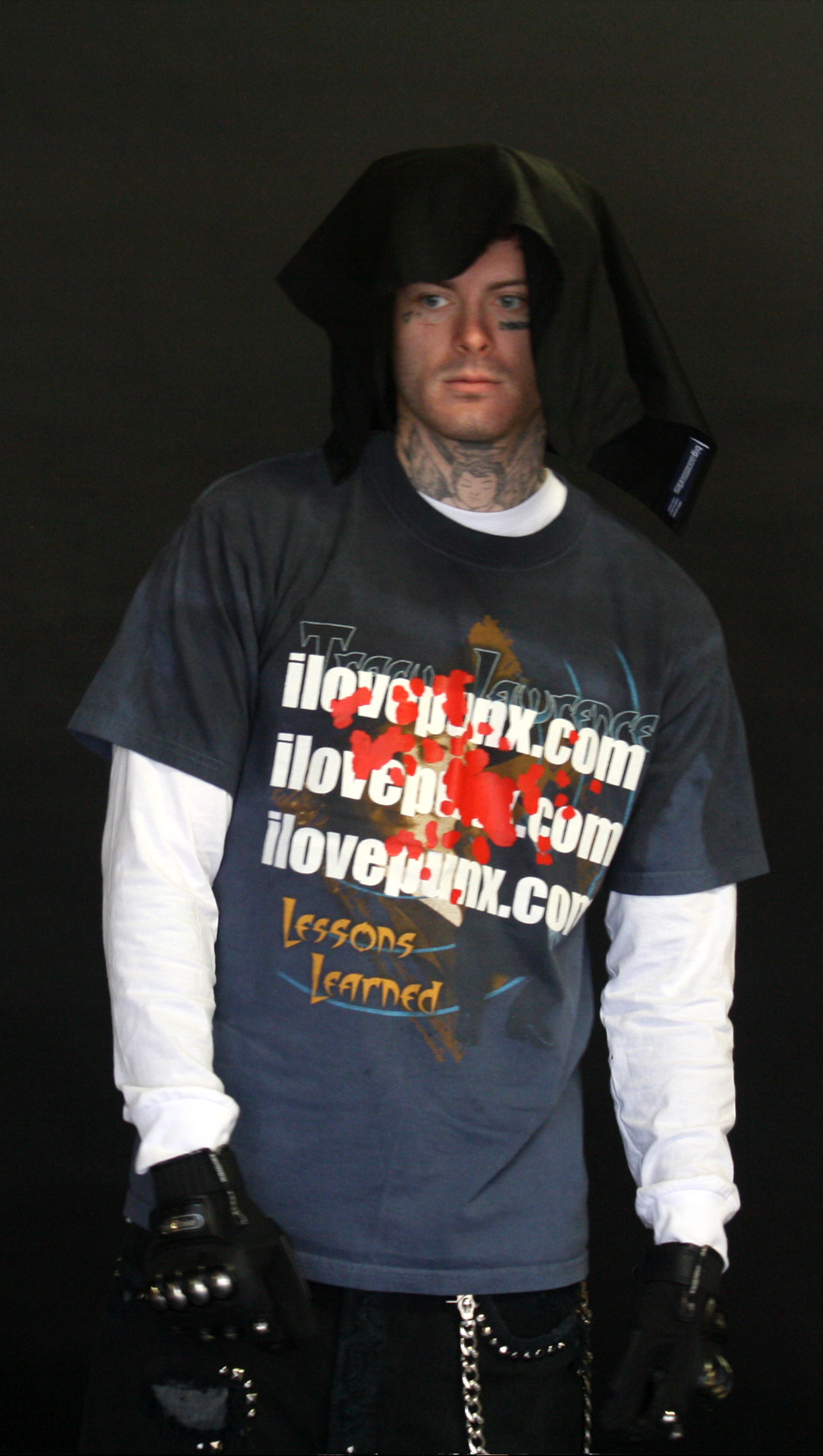 L : REVERSE BLEACHED VINTAGE TEE