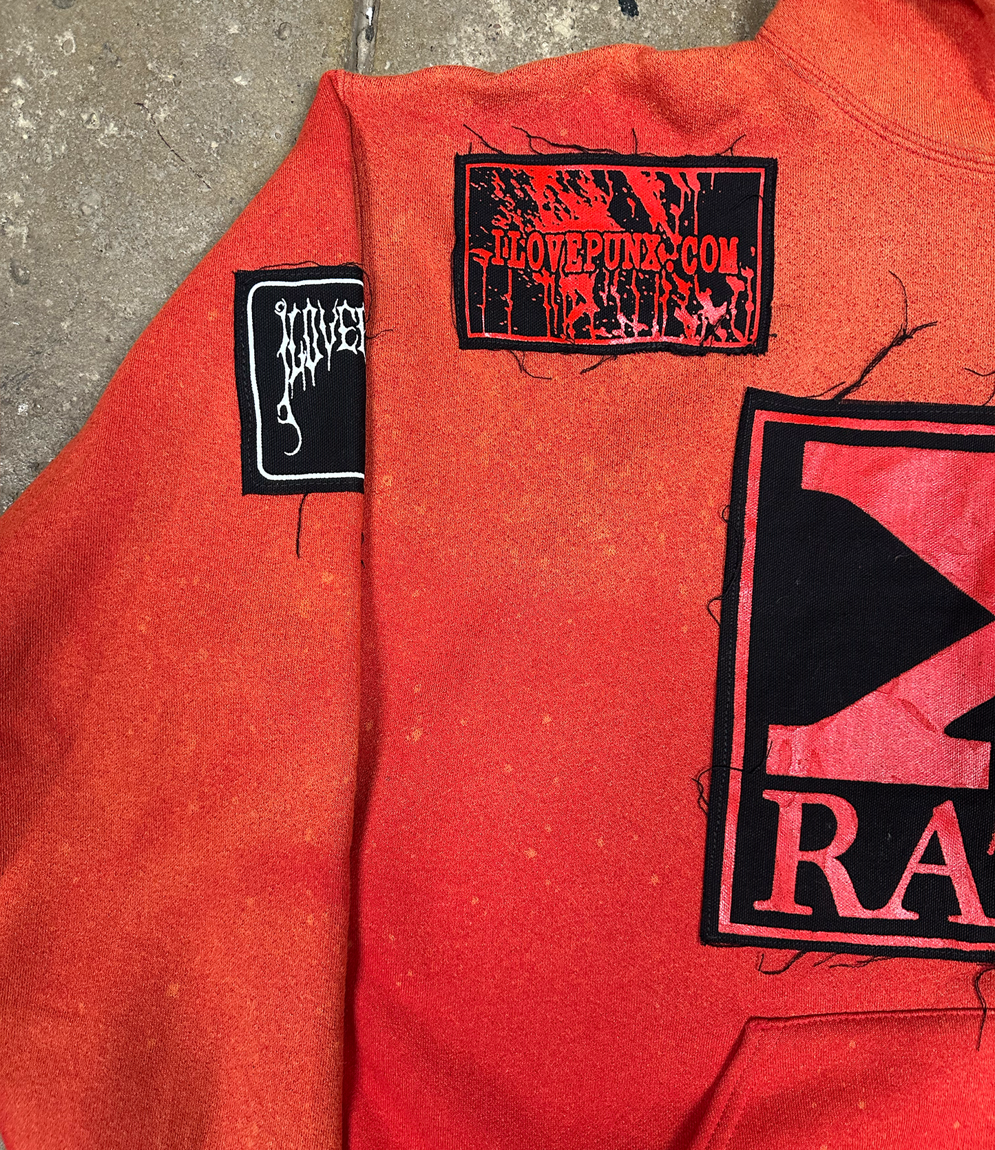 XL : SUNBLEACHED X RATED HOODIE