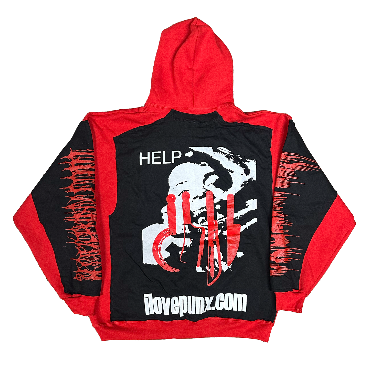 2X / XL : DOUBLE LAYER VIOLENCE HOODIE