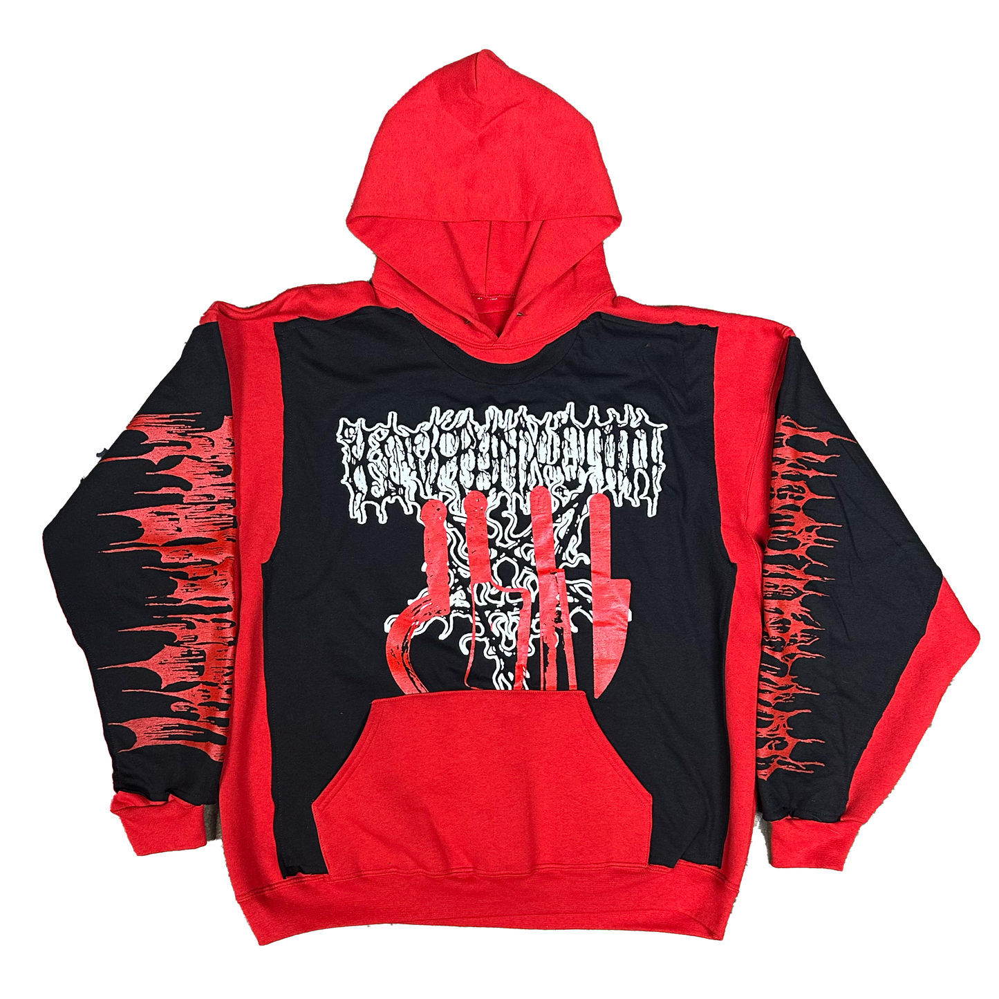 2X / XL : DOUBLE LAYER VIOLENCE HOODIE