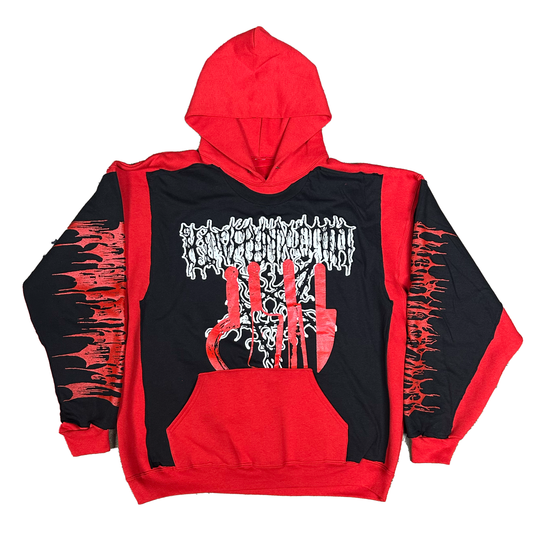 2X / XL : DOUBLE LAYER VIOLENCE HOODIE
