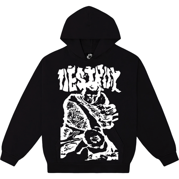 BLACK : DESTROY V2 HOODIE