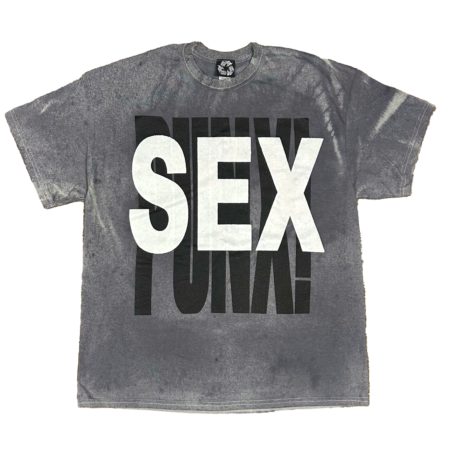 XL : SPRAY DYED PUNX & SEX TEE
