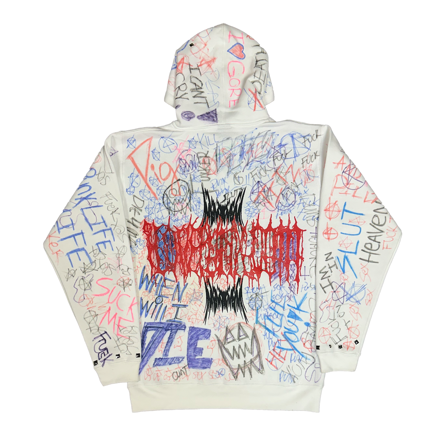 L : EXPLICIT GRAFFITI HOODIE