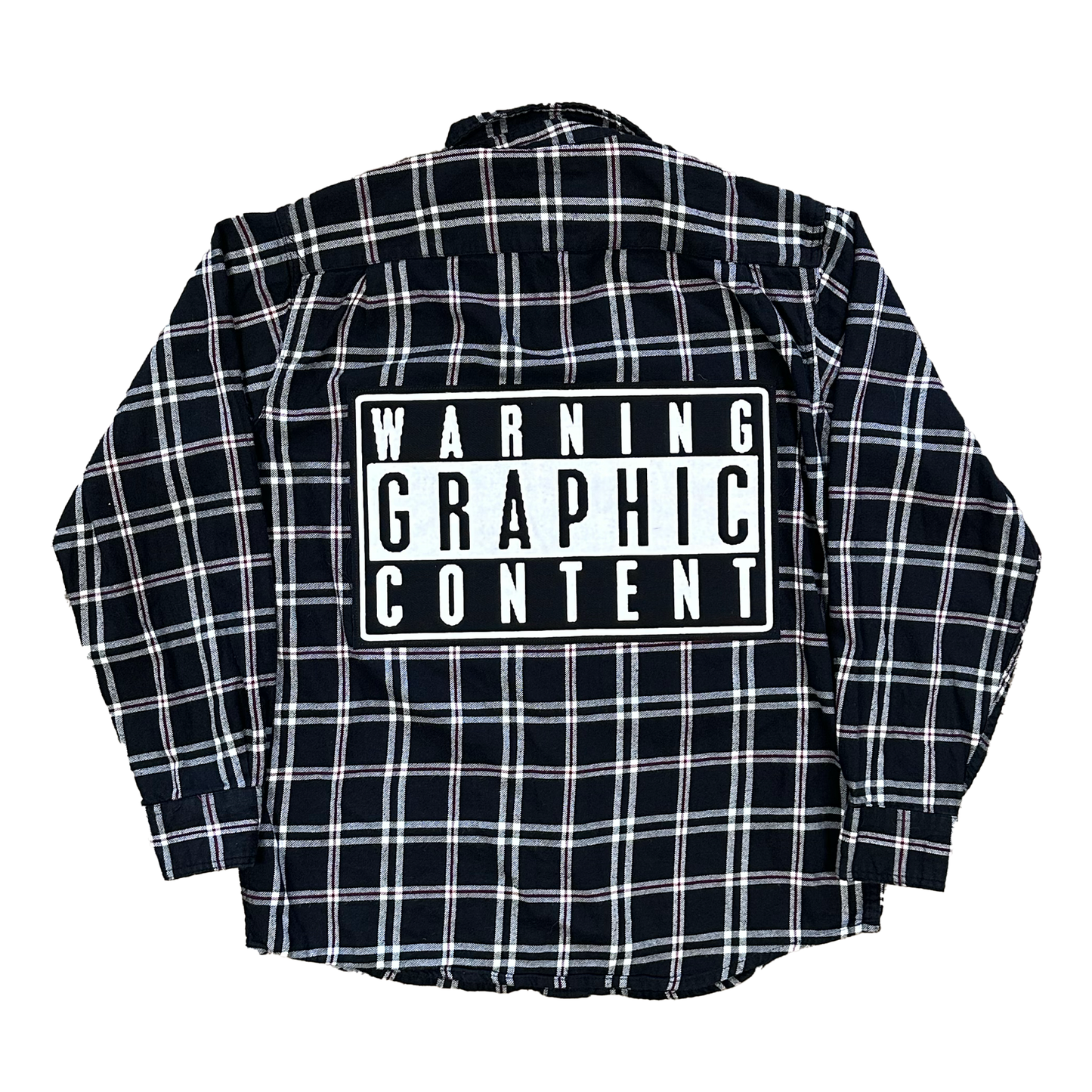 M : WARNING LABEL FLANNEL