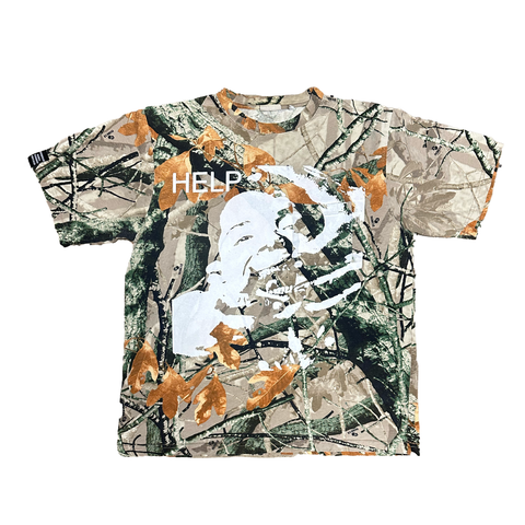 L / XL : DEAD STAR  CAMO SHORT SLEEVE