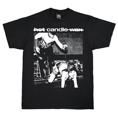 BLACK : HOT CANDLE WAX TEE