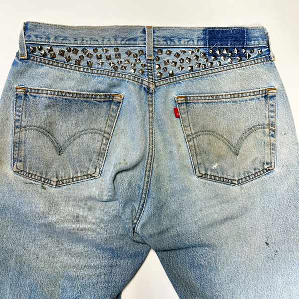 36 x 32 : UTERO STUDDED JEANS