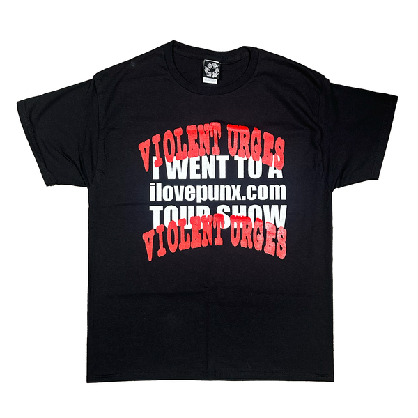 L : VIOLENT SHOWING TEE