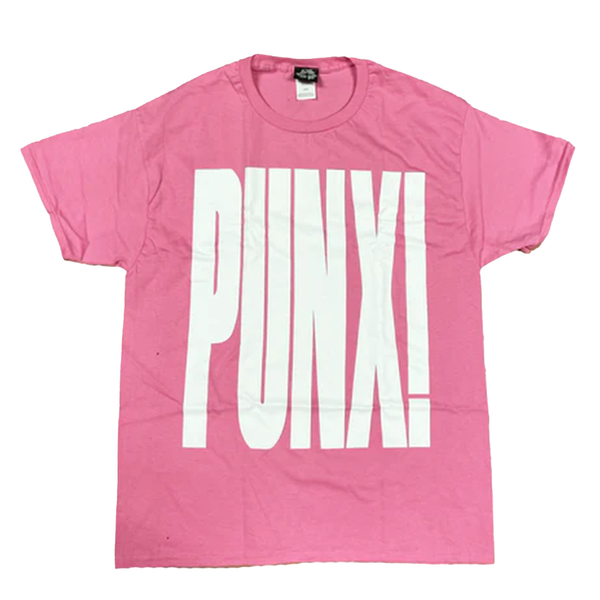 L : PINK/WHITE OG PUNX TEE