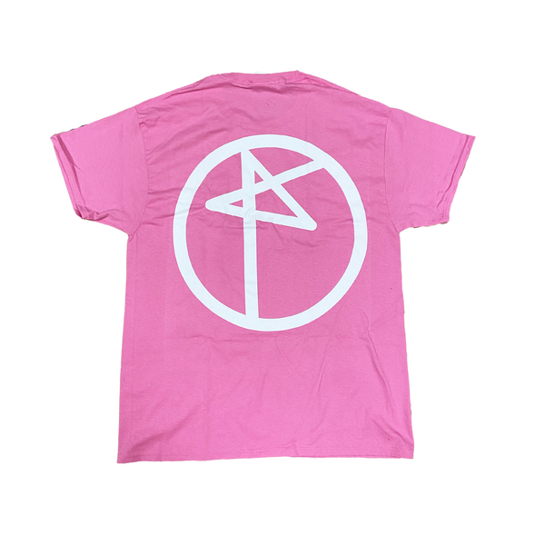 L : PINK/WHITE OG PUNX TEE