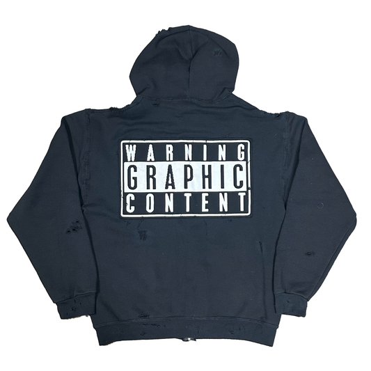 M : THRASHED & REPAIRED GORE ZIP UP