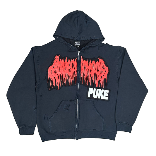 M : THRASHED & REPAIRED GORE ZIP UP