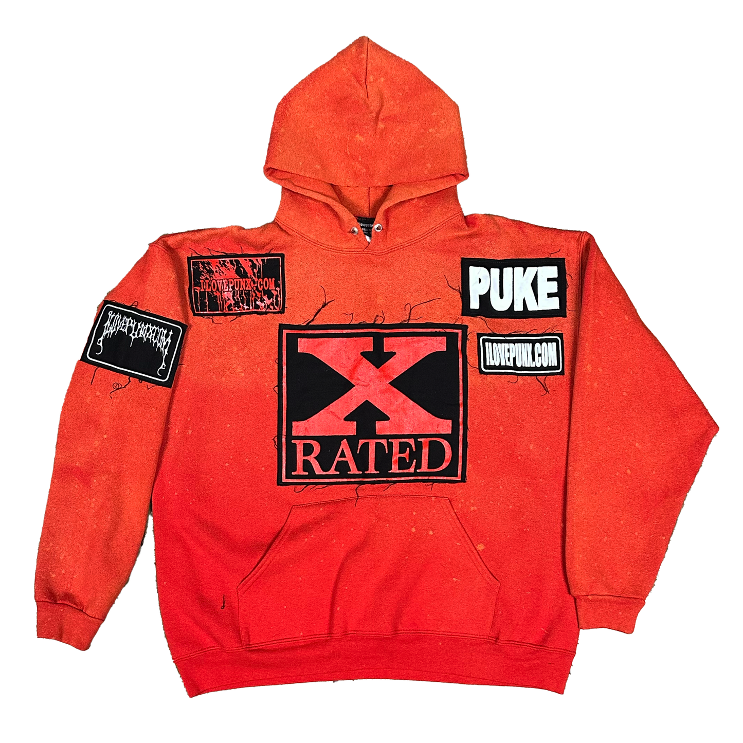 XL : SUNBLEACHED X RATED HOODIE