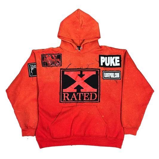 XL : SUNBLEACHED X RATED HOODIE