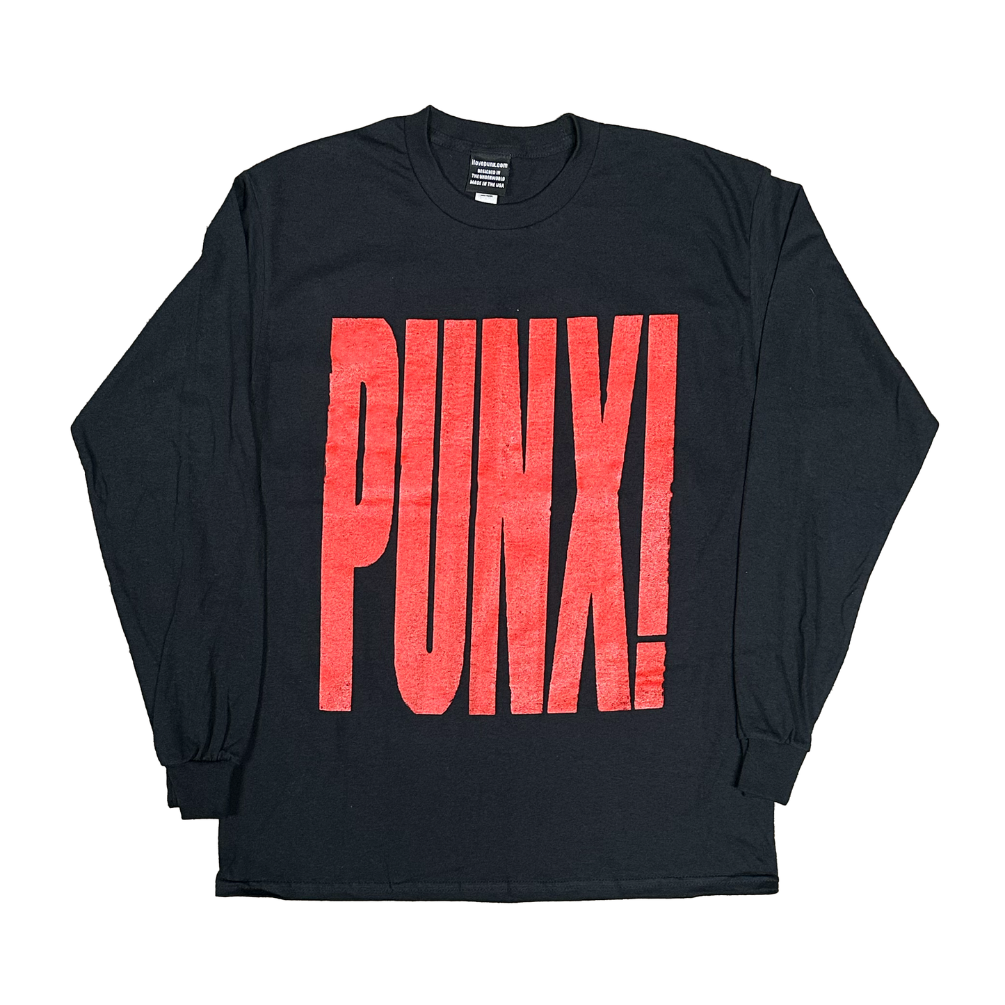 M : RED OG PUNX LONG SLEEVE