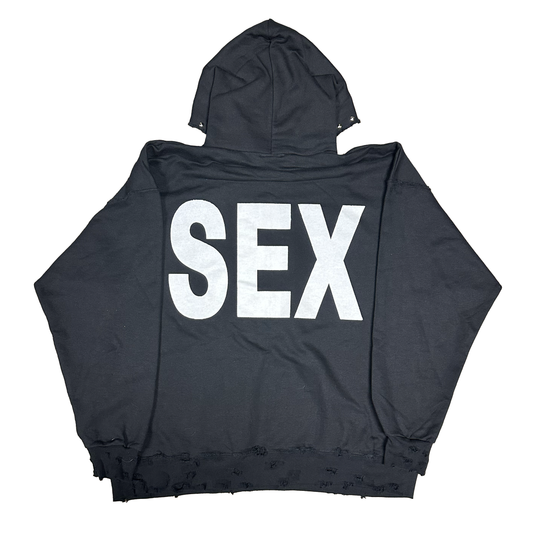 XL : THRASHED 3SUM HOODIE