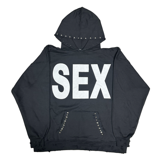 XL : THRASHED 3SUM HOODIE